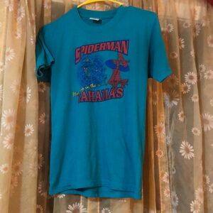 Retro style Spiderman Hanging in the Bahamas t-shirt 🕷️